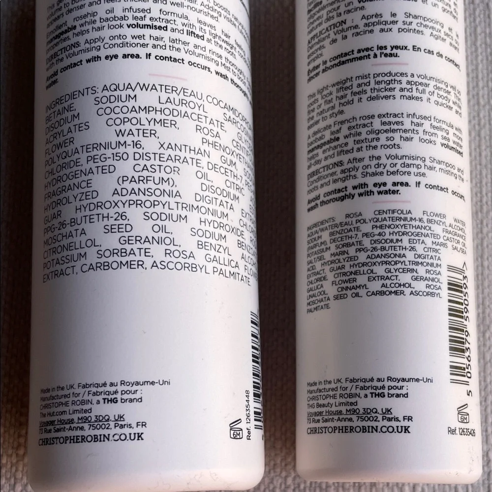 Christophe Robin Volumizing Shampoo and Leave-In Mist Set